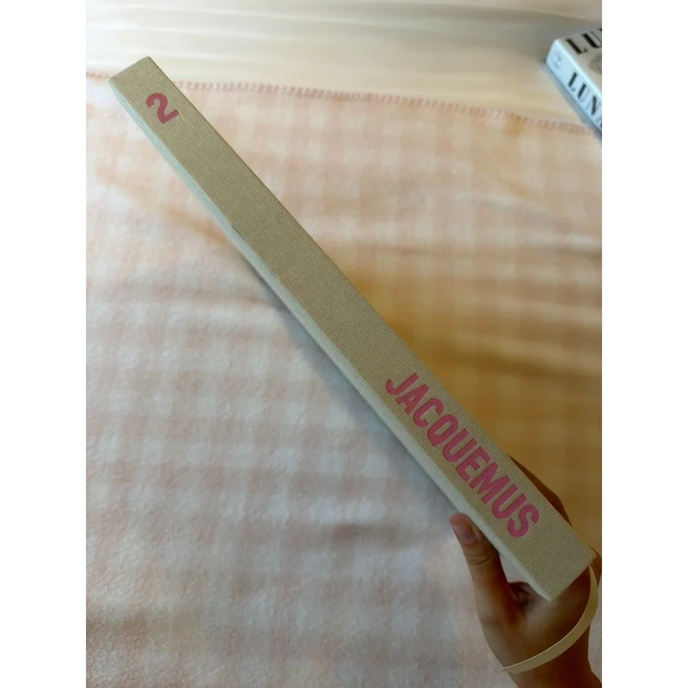 Jacquemus Images 2 Hardcover Photography Book Beige Pink Linen Fashion Art